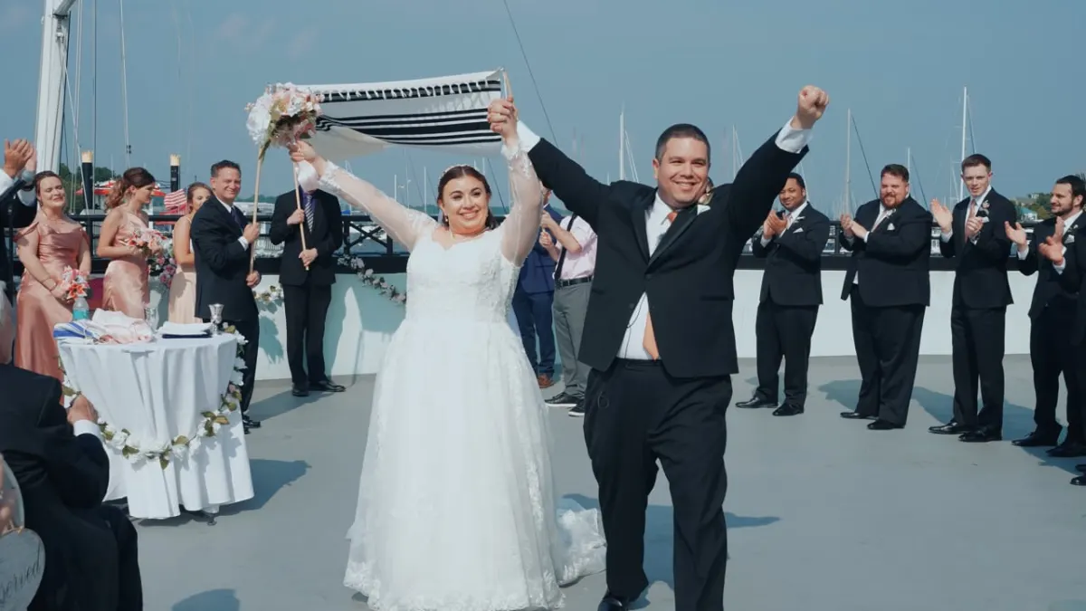 Mara & Josh wedding film still